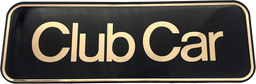 CLUB CAR LOGO DECAL, GOLD