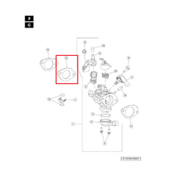 GASKET, INSULATOR TO T-BODY, KOHLER