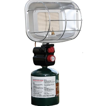 Portable Propane Heater - Piezo-Ignited